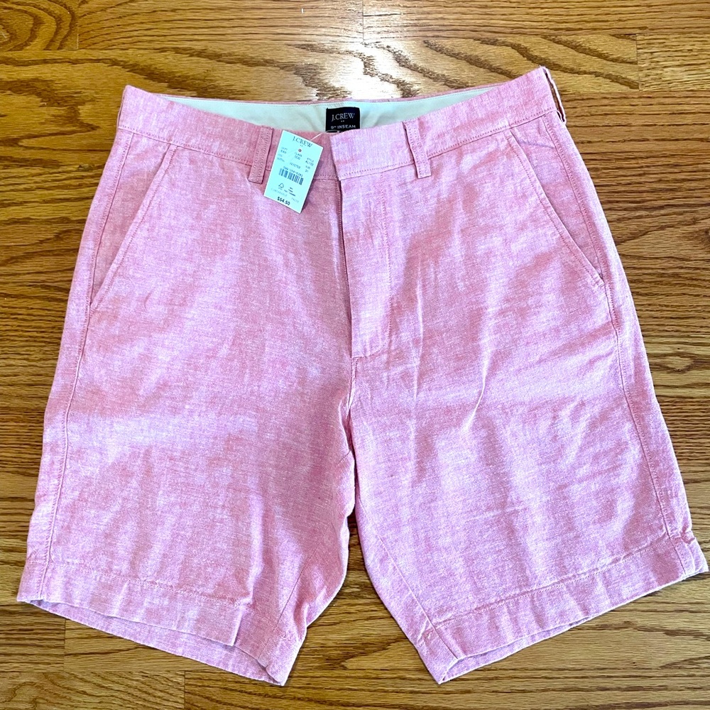 Men’s J Crew Linen Shorts - NWT